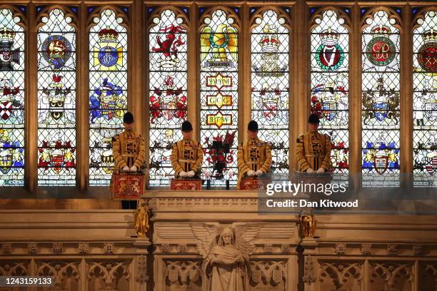 General view at Houses of Parliament on September 12, 2022 in London, England. The Lord Speaker and the Speaker of the House of Commons presented an...