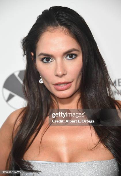 Christiana Leucas attends the 14th Annual Burbank International Film Festival Closing Night and Award Show held at Burbank Marriott Hotel on...