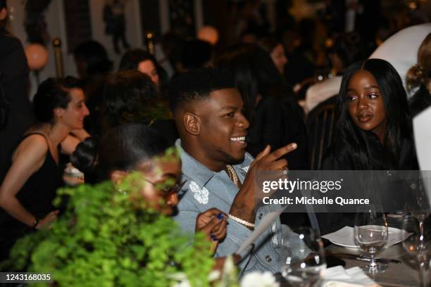 John Boyega at the Variety and Chanel Female Filmmakers Dinner at the Soho House on September 10, 2022 in Toronto, Canada.