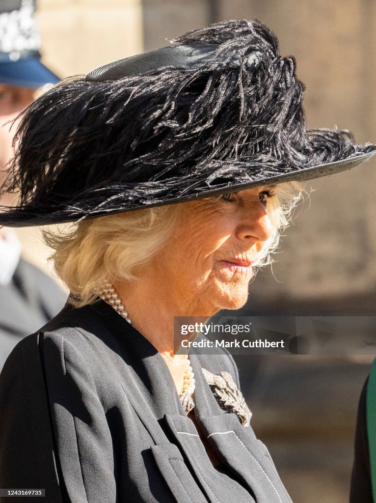 Procession Of Her Majesty The Queen Elizabeth II's Coffin To St Giles Cathedral