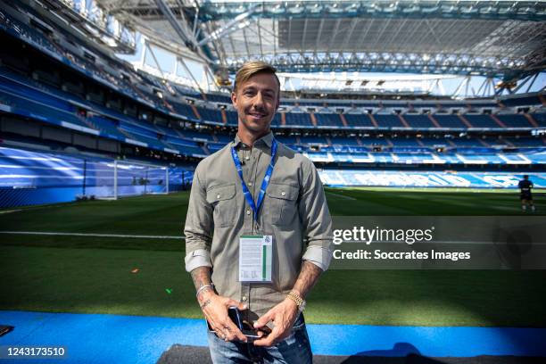 Jose Maria Gutierrez Guti during the La Liga Santander match between Real Madrid v Real Mallorca at the Estadio Santiago Bernabeu on September 11,...