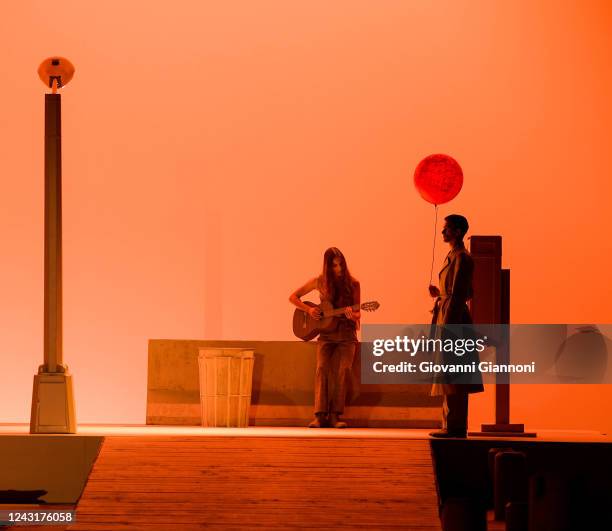 Model walks the runway at Coach Spring 2023 ready to wear fashion show at the Park Avenue Armory on September 12, 2022 in New York City.