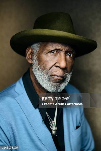 Richard Roundtree of "Moving On" poses in the Getty Images Portrait Studio Presented by IMDb and IMDbPro at Bisha Hotel & Residences on September 12,...