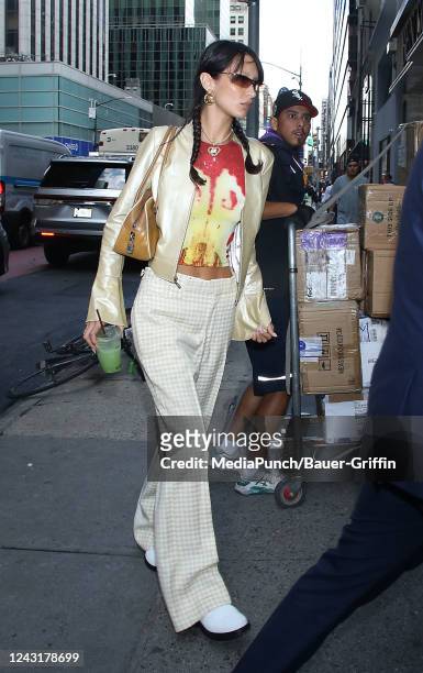Bella Hadid is seen on September 12, 2022 in New York City.
