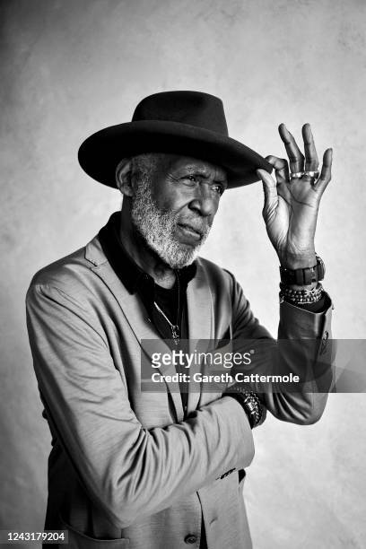 Richard Roundtree of "Moving On" poses in the Getty Images Portrait Studio Presented by IMDb and IMDbPro at Bisha Hotel & Residences on September 12,...