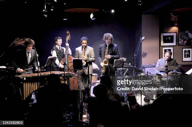 British jazz group Empirical perform live on stage at Ronnie Scott's Jazz Club in Soho, London on 27th January 2009. Band members include Nathaniel...