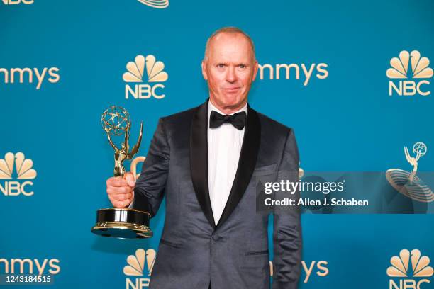 September 12, 2022 - Winning in the category of best actor in a limited series for Dopesick, Michael Keaton won an Emmy at the 74th Primetime Emmy...