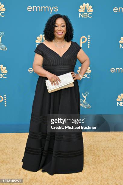 Shonda Rhimes at the 74th Primetime Emmy Awards held at Microsoft Theater on September 12, 2022 in Los Angeles, California.