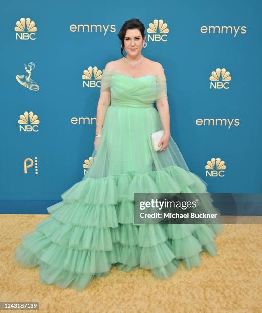 Melanie Lynskey at the 74th Primetime Emmy Awards held at Microsoft Theater on September 12, 2022 in Los Angeles, California.