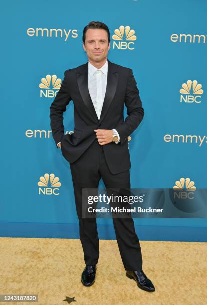 Sebastian Stan at the 74th Primetime Emmy Awards held at Microsoft Theater on September 12, 2022 in Los Angeles, California.