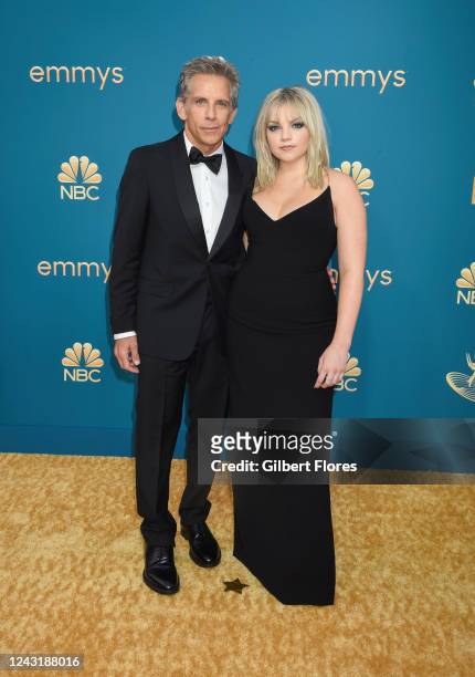 Ben Stiller and Ella Stiller at the 74th Primetime Emmy Awards held at Microsoft Theater on September 12, 2022 in Los Angeles, California.