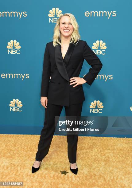 Kate McKinnon at the 74th Primetime Emmy Awards held at Microsoft Theater on September 12, 2022 in Los Angeles, California.