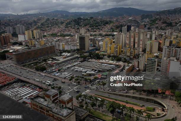 General view of the city of Caracas, Venezuela on September 12, 2022.