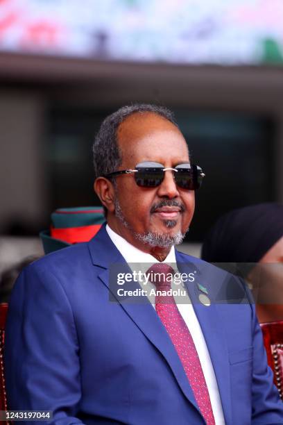 President of Somalia, Hassan Sheikh Mohamud attends Kenya's fifth president William Ruto's inauguration ceremony at Kasarani Stadium in Nairobi,...