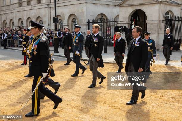 King Charles III, Princess Anne, Princess Royal, Prince Andrew, Duke of York, Prince Edward, Earl of Wessex Prince William, Prince of Wales, Prince...