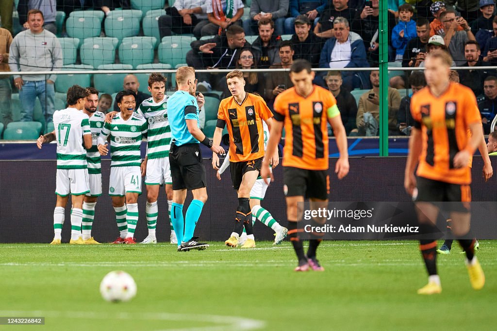 Shakhtar Donetsk v Celtic FC: Group F - UEFA Champions League