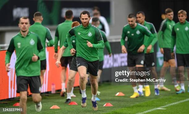 Gent , Belgium - 14 September 2022; Chris McCann during a Shamrock Rovers training session at KAA Gent Stadium in Gent, Belgium.