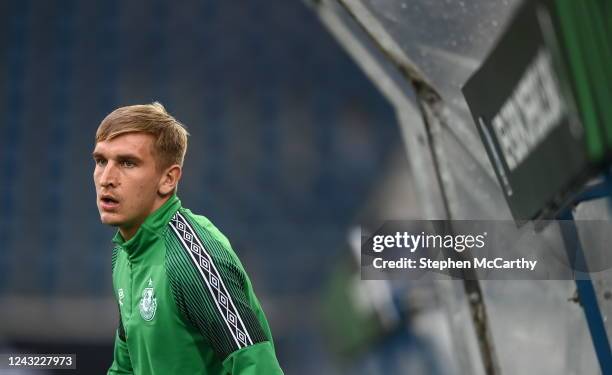 Gent , Belgium - 14 September 2022; Viktor Serdeniuk during a Shamrock Rovers training session at KAA Gent Stadium in Gent, Belgium.