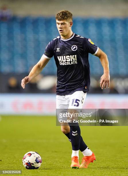 Millwall's Charlie Cresswell during the Sky Bet Championship match at The Den, London. Picture date: Wednesday September 14, 2022.