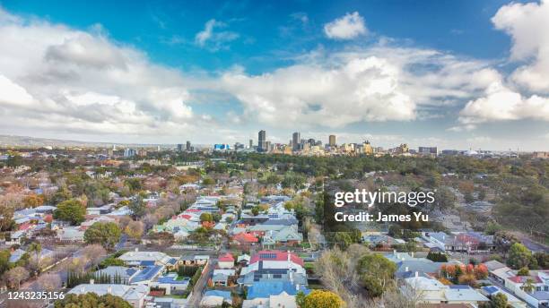 adelaide city - adelaide aerial stock pictures, royalty-free photos & images