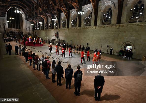 Lying-in-State Of Her Majesty Queen Elizabeth II At Westminster Hall Lying-in-State Of Her Majesty Queen Elizabeth II At Westminster Hall