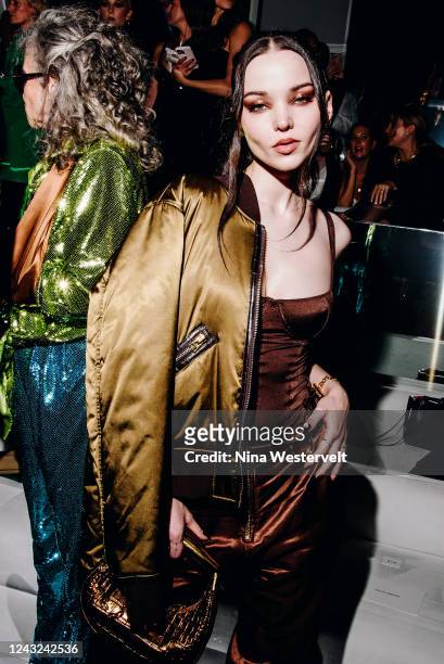 Dove Cameron at the Tom Ford Spring 2023 Ready-to Wear show.