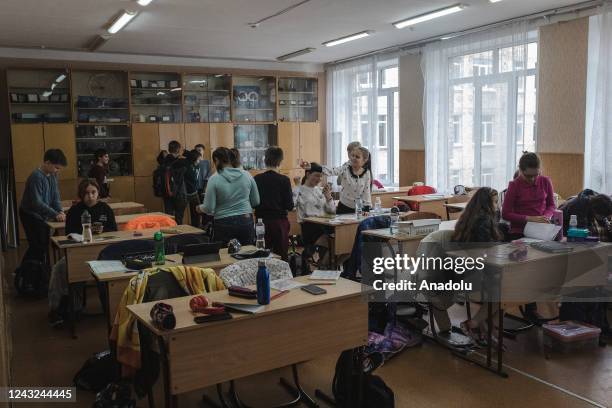 Ukraine Student Classroom Ukraine Photos and Premium High Res Pictures - Getty Images