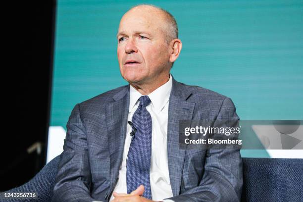 David Calhoun, president and chief executive officer of the Boeing Co., during the US Chamber of Commerce's Global Aerospace Summit in Washington,...