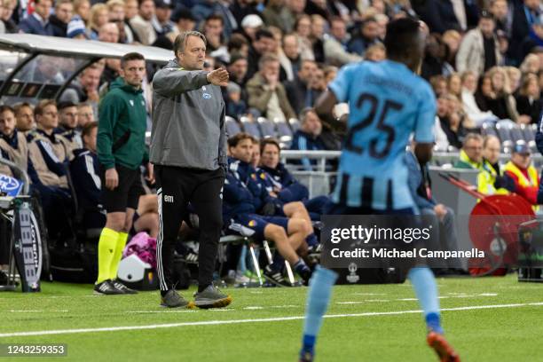 Moldes headcoach Erling Moe during the UEFA Europa Conference League group F match between Djurgardens IF and Molde FK at Tele2 Arena on September...