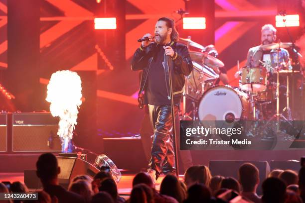 Rea Garvey performs the SWR3 New Pop Festival - Das Special 2022 at Festspielhaus on September 15, 2022 in Baden-Baden, Germany.