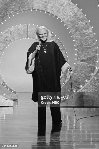 Pictured: Musical guest Peggy Lee performs on August 3, 1978 --