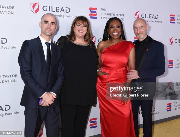 Quinn Tivey, Barbara Berkowitz, Sheryl Lee Ralph and Tim Mendelson at The Elizabeth Taylor Ball to End AIDS held at West Hollywood Park on September...