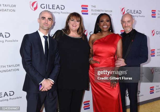 Quinn Tivey, Barbara Berkowitz, Sheryl Lee Ralph and Tim Mendelson at The Elizabeth Taylor Ball to End AIDS held at West Hollywood Park on September...