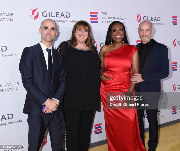 Quinn Tivey, Barbara Berkowitz, Sheryl Lee Ralph and Tim Mendelson at The Elizabeth Taylor Ball to End AIDS held at West Hollywood Park on September...