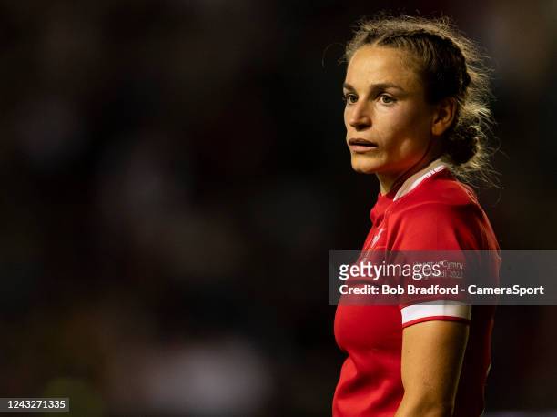 Wales Jasmine Joyce during the Womens Rugby International match between England Women and Wales Women at Ashton Gate on September 14, 2022 in...