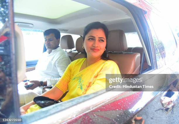 Navnit Ravi Rana Navneet Rana Photos and Premium High Res Pictures - Getty Images
