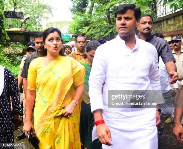 Navnit Ravi Rana Navneet Rana Photos and Premium High Res Pictures - Getty Images