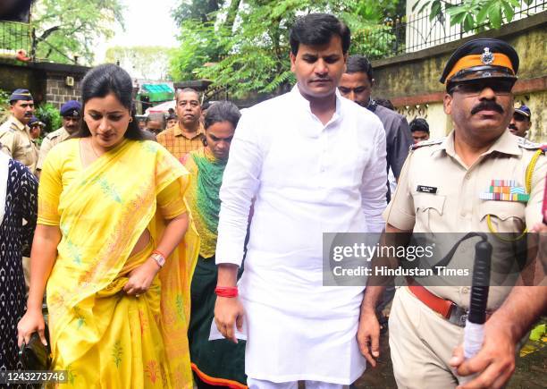 Navnit Ravi Rana Navneet Rana Photos and Premium High Res Pictures - Getty Images