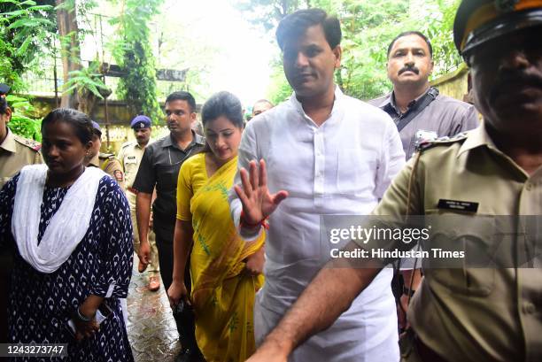 Navnit Ravi Rana Navneet Rana Photos and Premium High Res Pictures - Getty Images