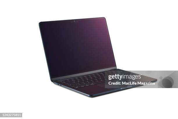 An Apple MacBook Air M2 laptop computer, taken on August 3, 2022.