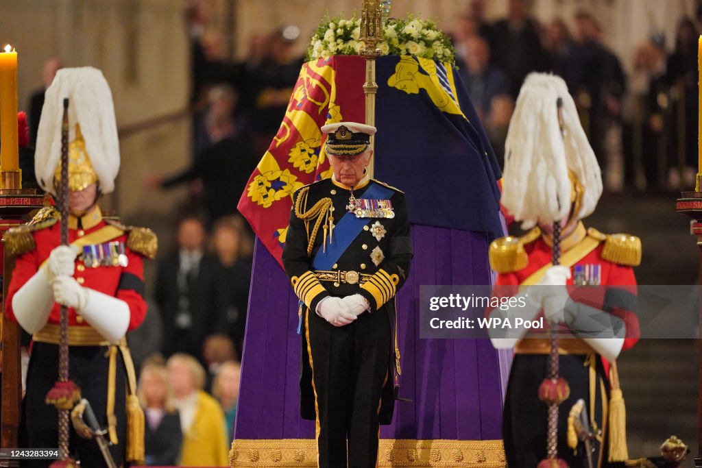 Lying-In-State Of Her Majesty Queen Elizabeth II At Westminster Hall