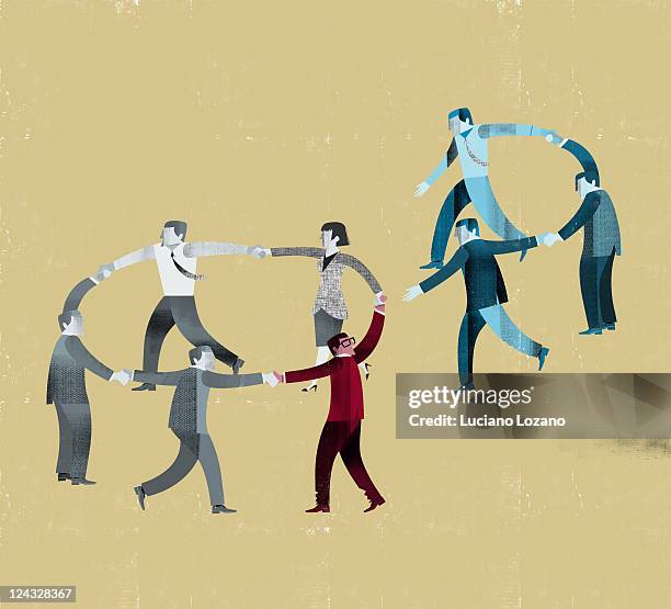 stockillustraties, clipart, cartoons en iconen met managers - bedrijfscultuur
