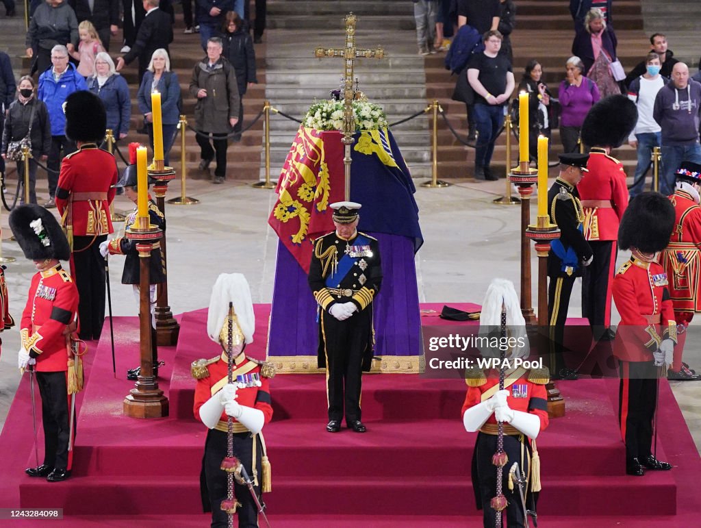 Lying-in-State Of Her Majesty Queen Elizabeth II At Westminster Hall