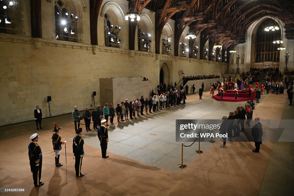 Lying-in-State Of Her Majesty Queen Elizabeth II At Westminster Hall