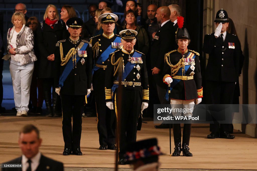 Lying-in-State Of Her Majesty Queen Elizabeth II At Westminster Hall