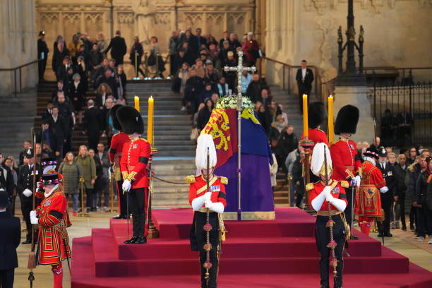 GBR: Dignitaries Attend Lying In State Of Queen Elizabeth II - Saturday
