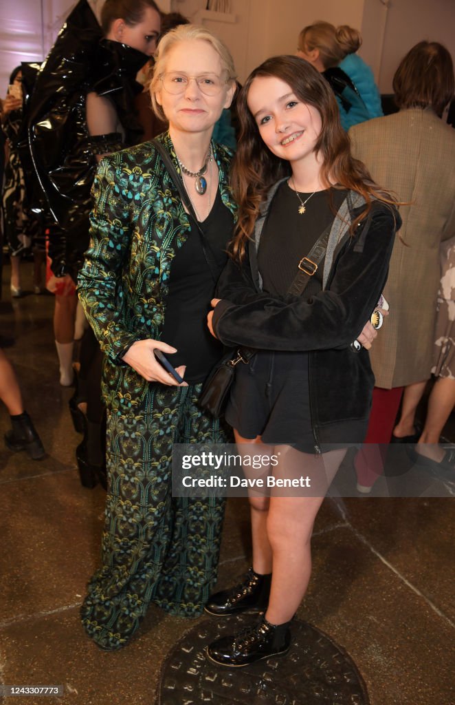 Ruby Mehler Lee Starkey and daughter Ruby Tiger Mehler pose backstage at the Pam ...