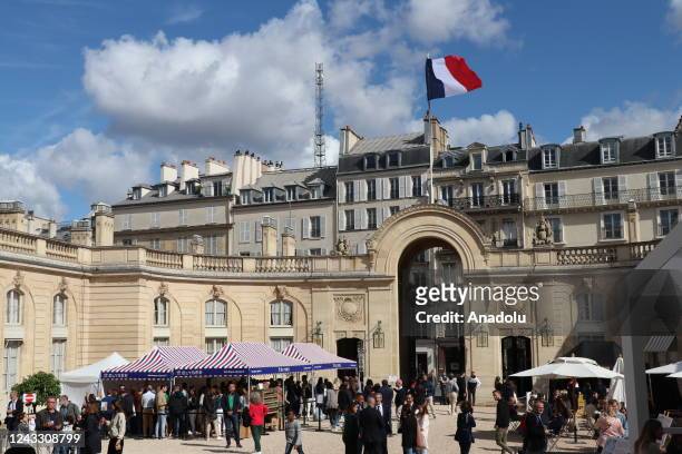 Elysee palace opens its doors to visitors within the European Heritage Days in Paris, France on September 17, 2022.