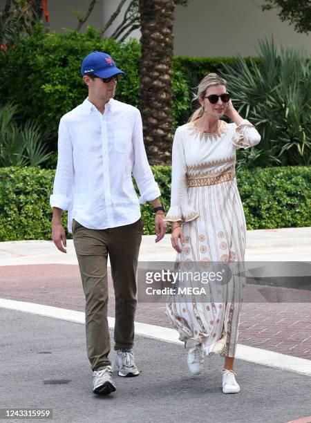 Jaren Kushner and Ivanka Trump are seen on September 17, 2022 in Surfside Florida.