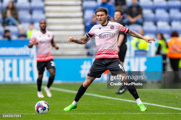 Jeff Hendrick of Reading FC in action during the Sky Bet Championship match between Wigan Athletic and Reading at the DW Stadium, Wigan on Saturday...